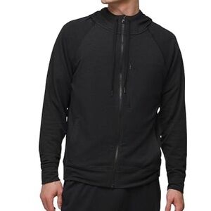PrAna Men’s Altitude Tracker II Full-zip Hoodie Black. Size Medium. EUC